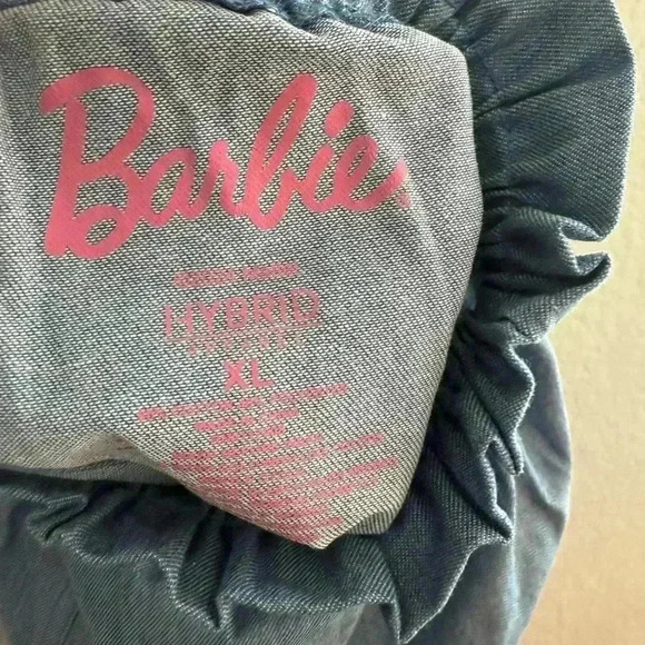 Hybrid Apparel NWT Barbie Denim Skirt Barbie Girls Size XL Tween Elastic Waist - Picture 3 of 3